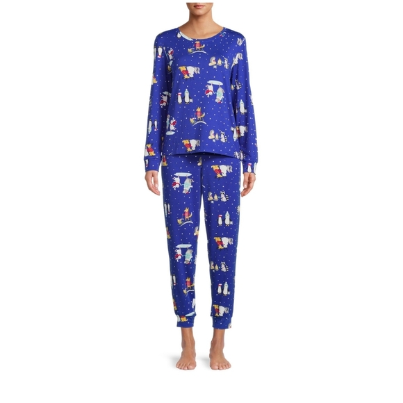 Secret Treasures NWT Long Sleeve Top Elastic Waist Pant Two-Piece PJ Set 1019-20 - Picture 5 of 6